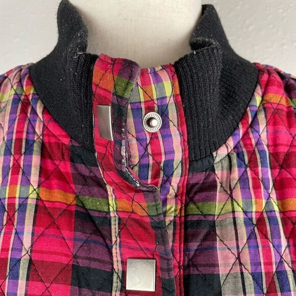CJ Banks Button Down Plaid Vest Size X EUC - Picture 3 of 6